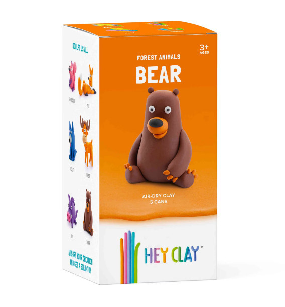 Set Hey Clay Forest Animals - Urs