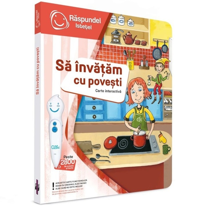 Set Raspundel Istetel - Carte si creion, Sa invatam cu povesti - 3 | YEO