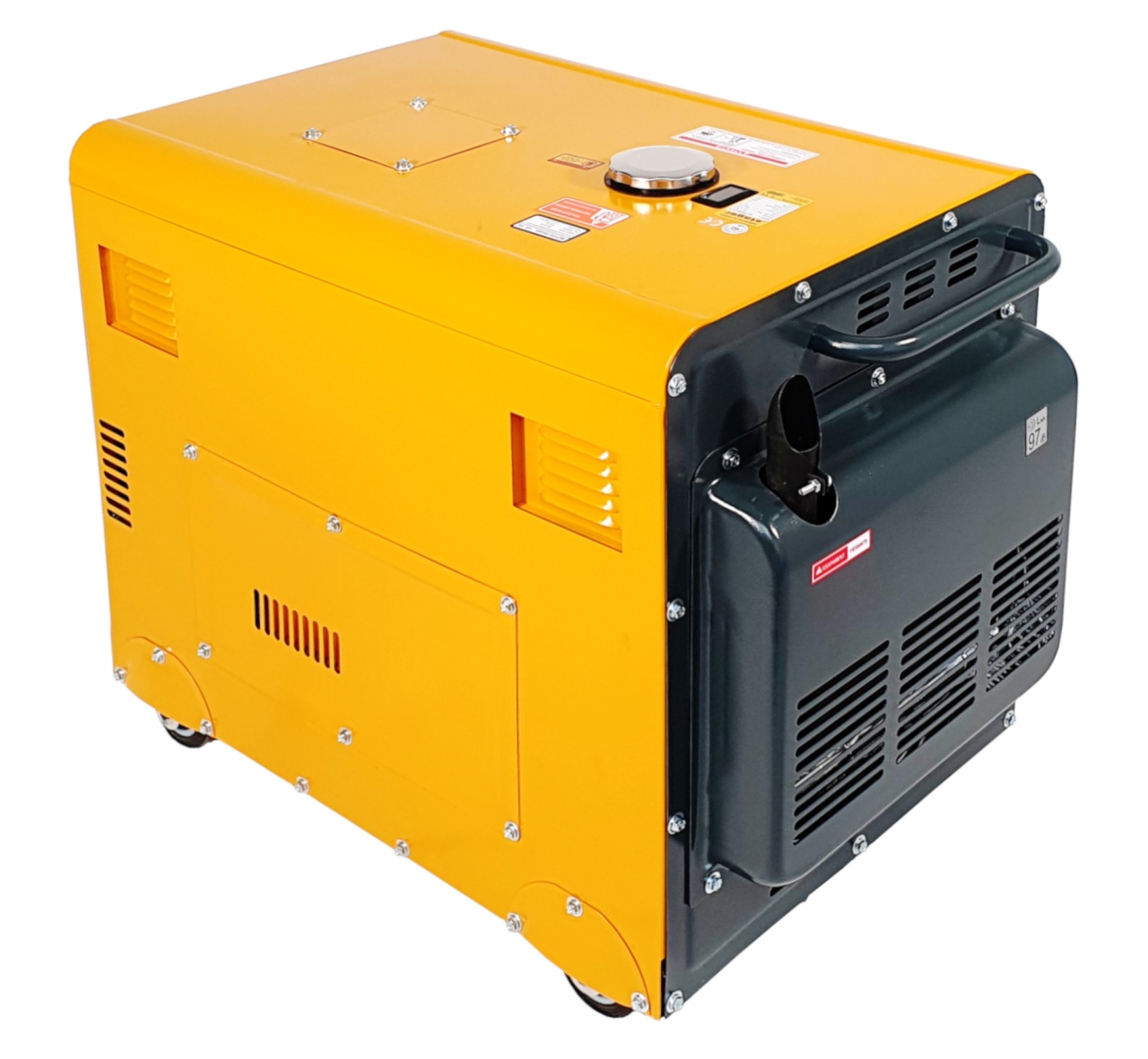 Stager DG 5500S+ATS Generator insonorizat 5kVA, monofazat, diesel, pornire electrica, automatizare - 2 | YEO