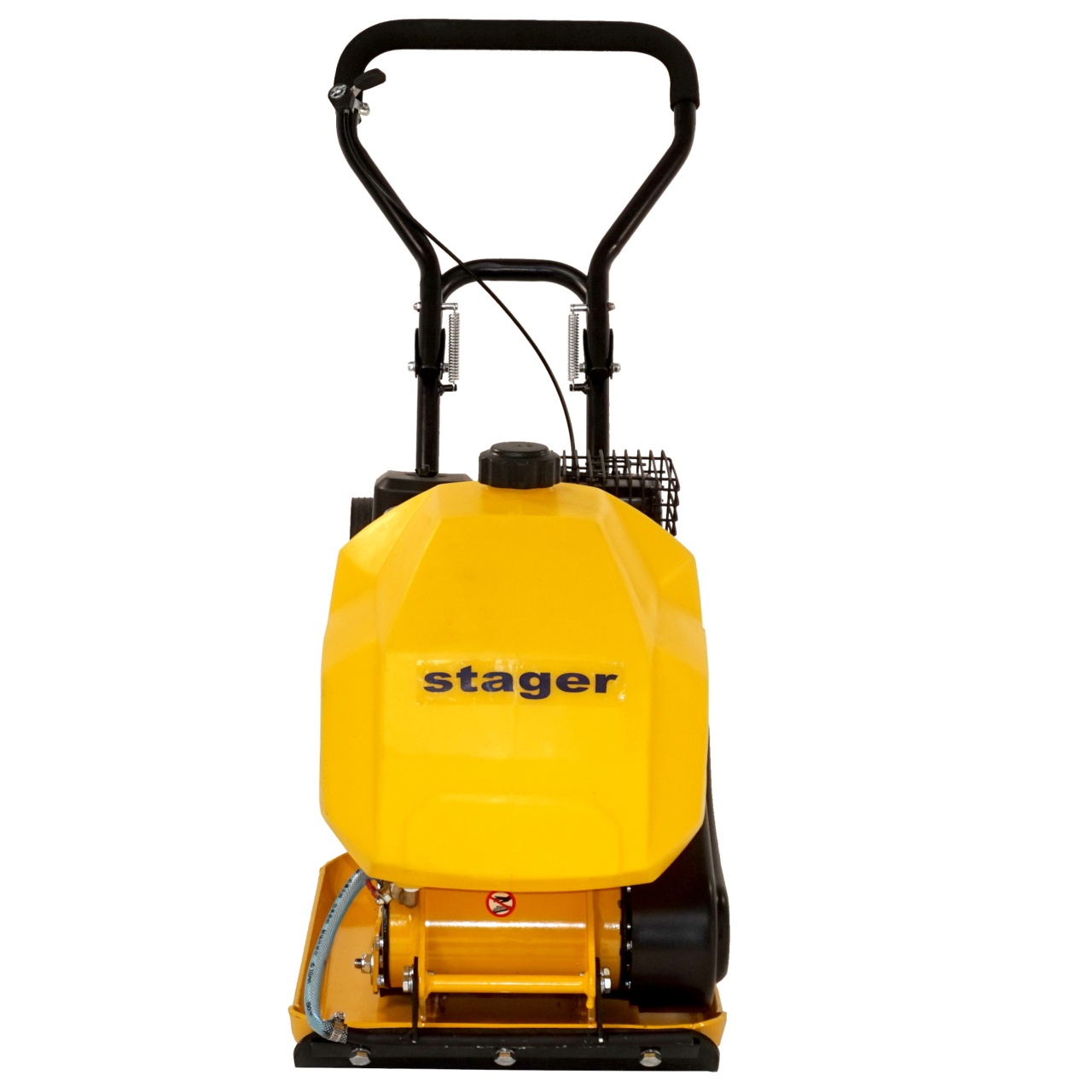 Stager PCB60 Placa compactoare usoara, Loncin G200F benzina, rezervor apa, roti, covor silicon - 1 | YEO