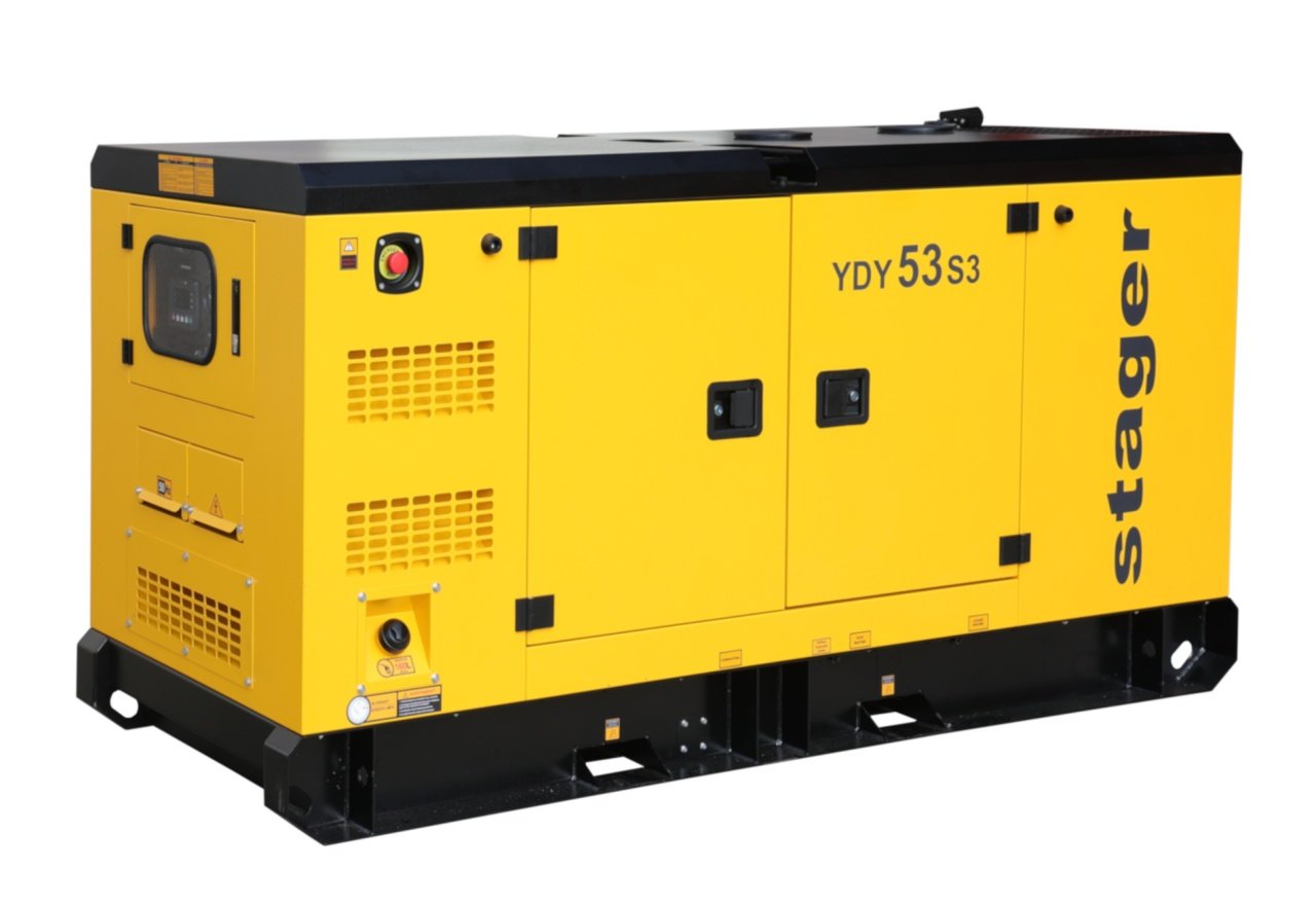 Stager YDY53S3 Generator insonorizat 53kVA, 69A, 1500rpm, trifazat, diesel