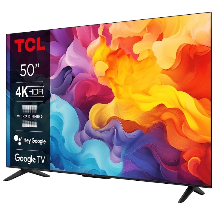 Televizor TCL LED 50V6B, 126 cm, Smart Google TV, 4K Ultra HD, Clasa F - 2 | YEO