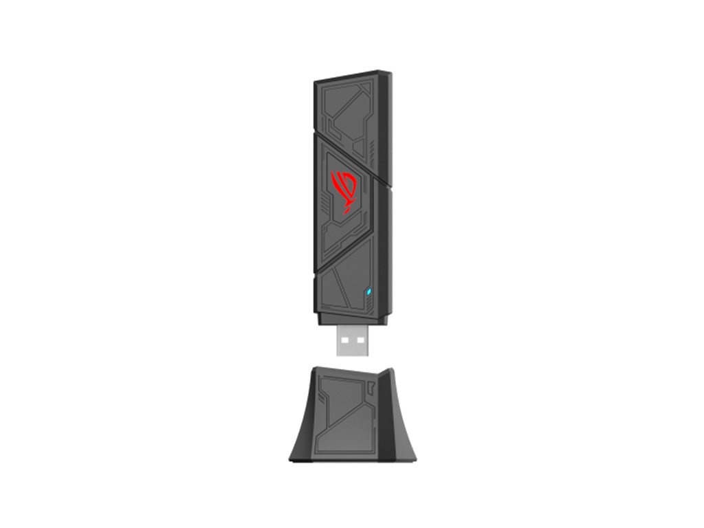 Adaptor Asus WiFi 7 tri-band BE6500, 6GHz banda4096-QAM suport, functionare multi link(MLO)