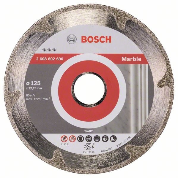 Bosch Disc diamantat Best for Marble 125x22.23x2.2x3mm