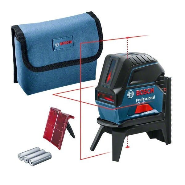 Bosch GCL 2-15 Professional + RM1 Nivela laser cu puncte si linii, 15m, precizie 0.3mm/m