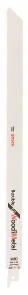 Bosch Set 2 panze fierastrau sabie S 1222 VF Flexible for Wood and Metal, 300mm