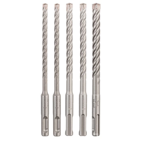 Bosch Set 5 burghie pentru gaurire cu percutie SDS Plus-5X, D6-10mm