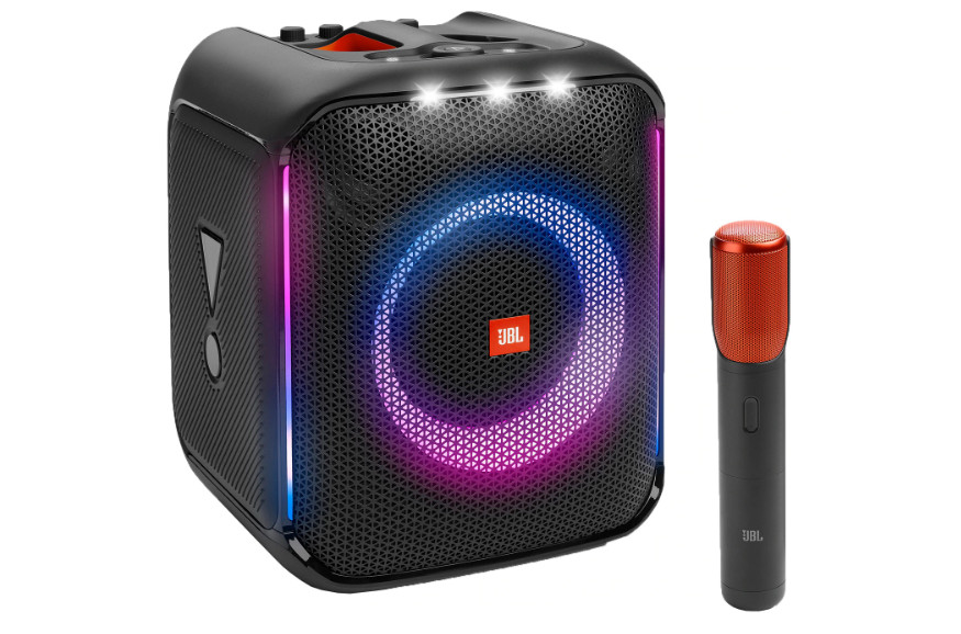 Boxa portabila JBL Partybox Encore, 100W, Bluetooth, 10H, Light show, IPX4, Microfon wireless, Negru