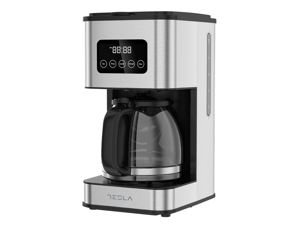 Cafetiera digitala Tesla CMF201BX, 900W, 1.5 LDisplay digital, Inox - 3 | YEO