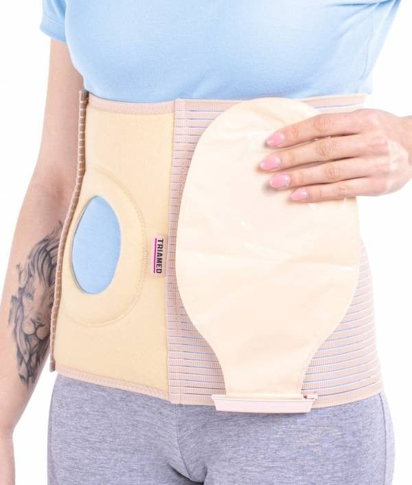 Corset abdominal pentru stoma Triamed Stomatex, SRT106, Bej - 1 | YEO