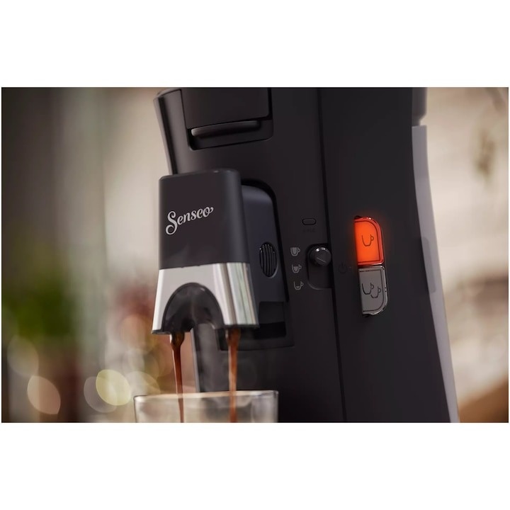 Espressor Philips Senseo Select CSA230/91, Crema Plus, Intensity Plus, 1450 W, capacitate rezervor apa 0.9 l, presiune pompa 1 bar, rosu - 3 | YEO