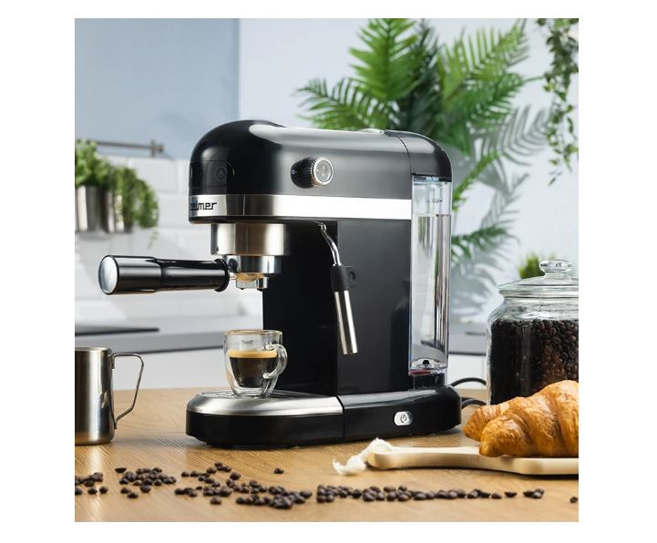 Espressor Zelmer ZCM7295, 1350 W, 20 bar, touch control, rezervor apa 1.4l, inox/negru - 3 | YEO