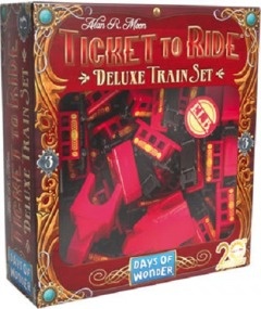Extensie Ticket to Ride, Set Accesorii Editie Deluxe, Aniversara 20 ani, Rosu
