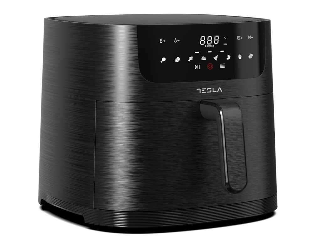 Friteuza aer cald Tesla AF800B, 8 L, 1800WPanou digital, 8 programe, Negru - 1 | YEO