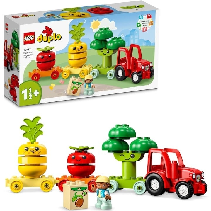 LEGO® DUPLO® - Primul meu tractor cu fructe si legume 10982, 19 piese - 1 | YEO