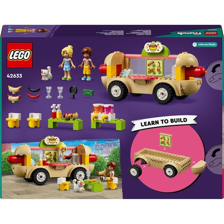 LEGO® Friends - Toneta cu hotdogi 42633, 100 piese