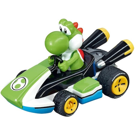 Masinuta Carrera Pull Speed Mariokart, Yoshi, Verde, 10 cm