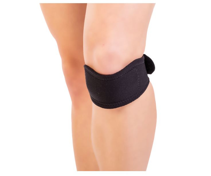 Orteza pentru tendon patelar Triasport Patellafix 01, SRT307, Marime universala, Negru