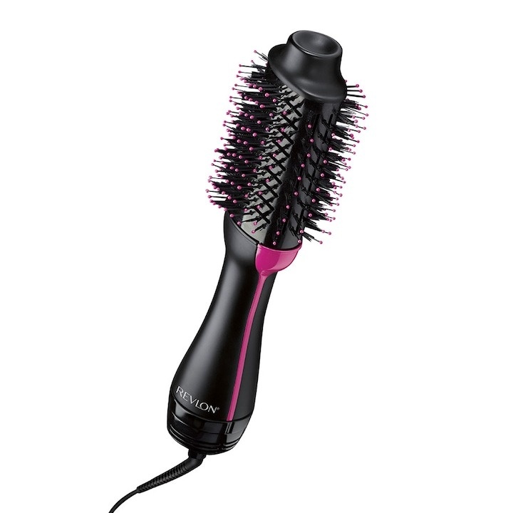 Perie electrica fixa Revlon One-Step Hair Dryer & Volumiser, pentru par mediu si lung, Negru - 2 | YEO