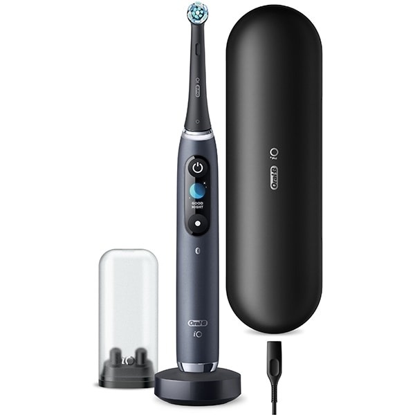 Periuta de dinti electrica Oral-B iO9 cu Tehnologie Magnetica si Micro-Vibratii, Inteligenta artificiala, Display led, Senzor de presiune Smart, - 1 | YEO