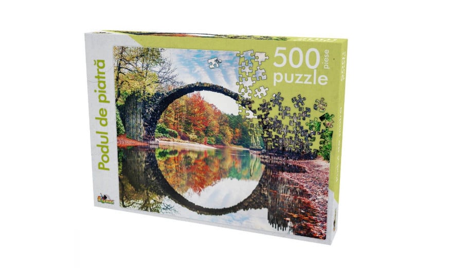 Puzzle Podul de piatra, 500 piese , 47 x 33,5 cm