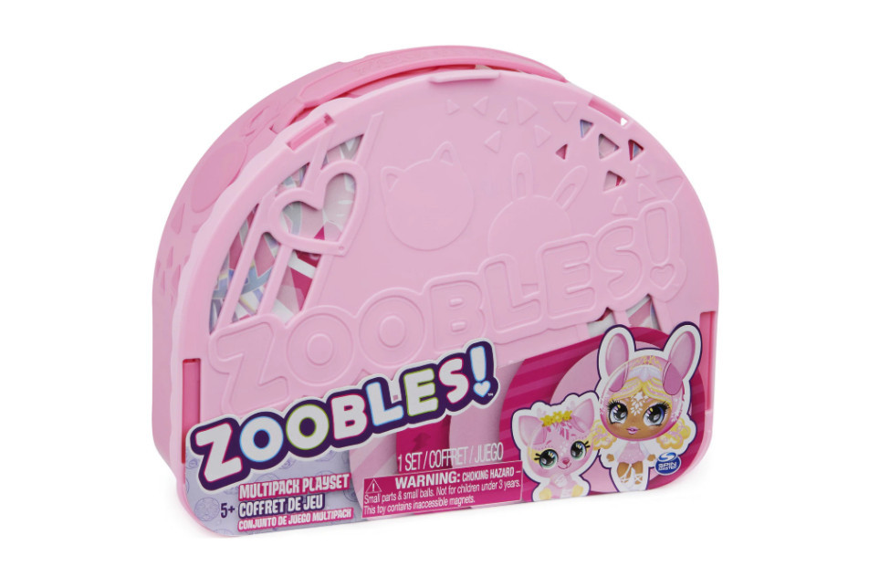 Set de joaca Zoobles - Depozitare Multipack, cu 3 figurine