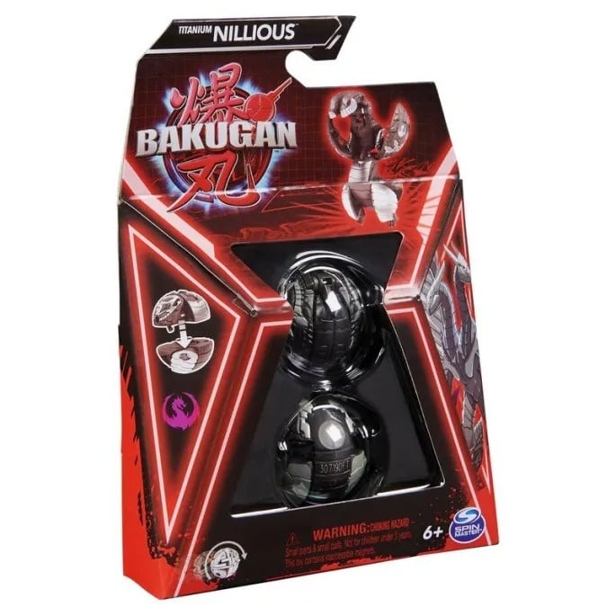 Set Figurine Bakugan Core - Titanium Nillious - 1 | YEO