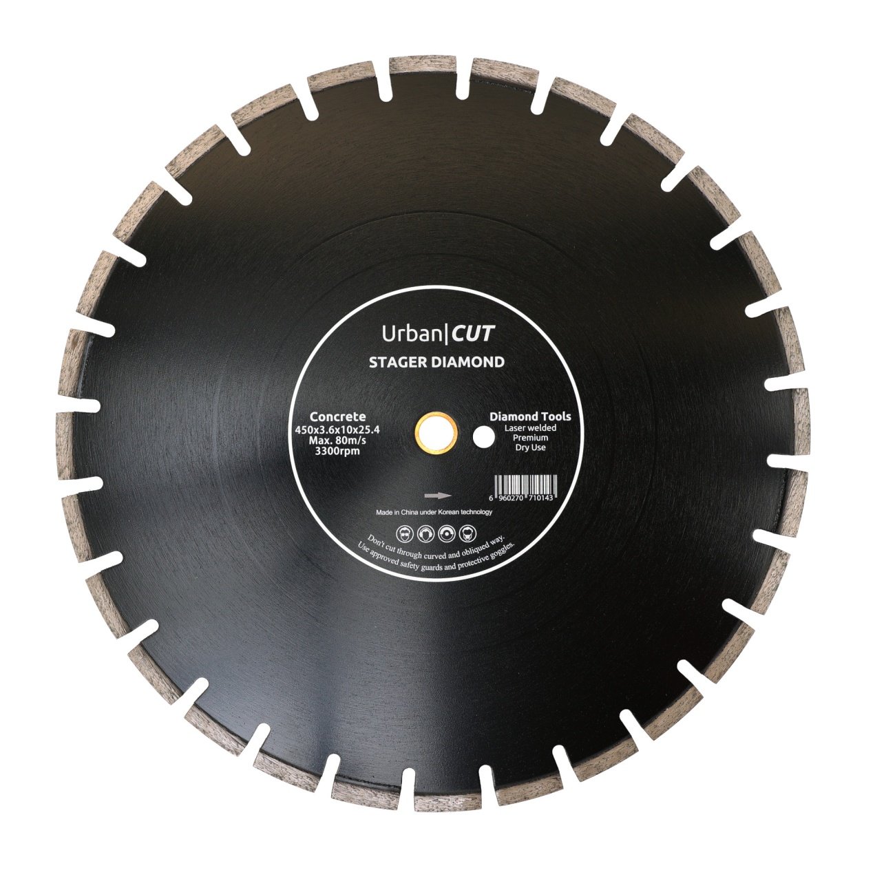 Stager URBAN CUT Disc diamantat 450x3.2x10x25.4-P pentru beton/asfalt