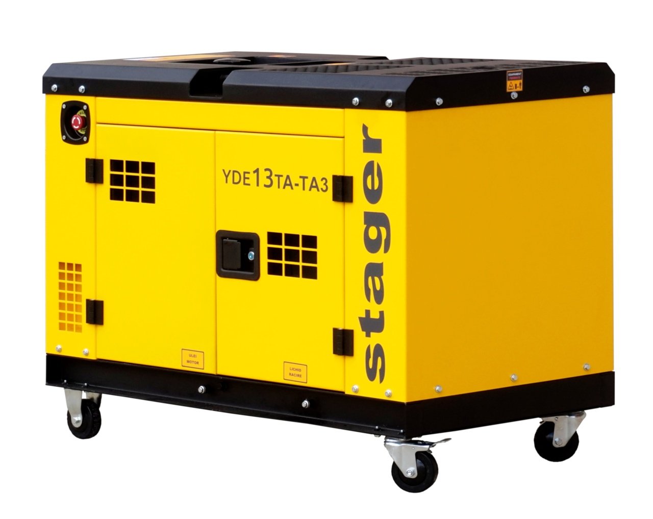 Stager YDE13TA-TA3 Generator insonorizat 11kVA, 3000rpm, dual, diesel, pornire electrica