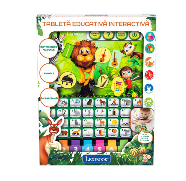 Tableta Educativa Interactiva Noriel, Lexibook Animale