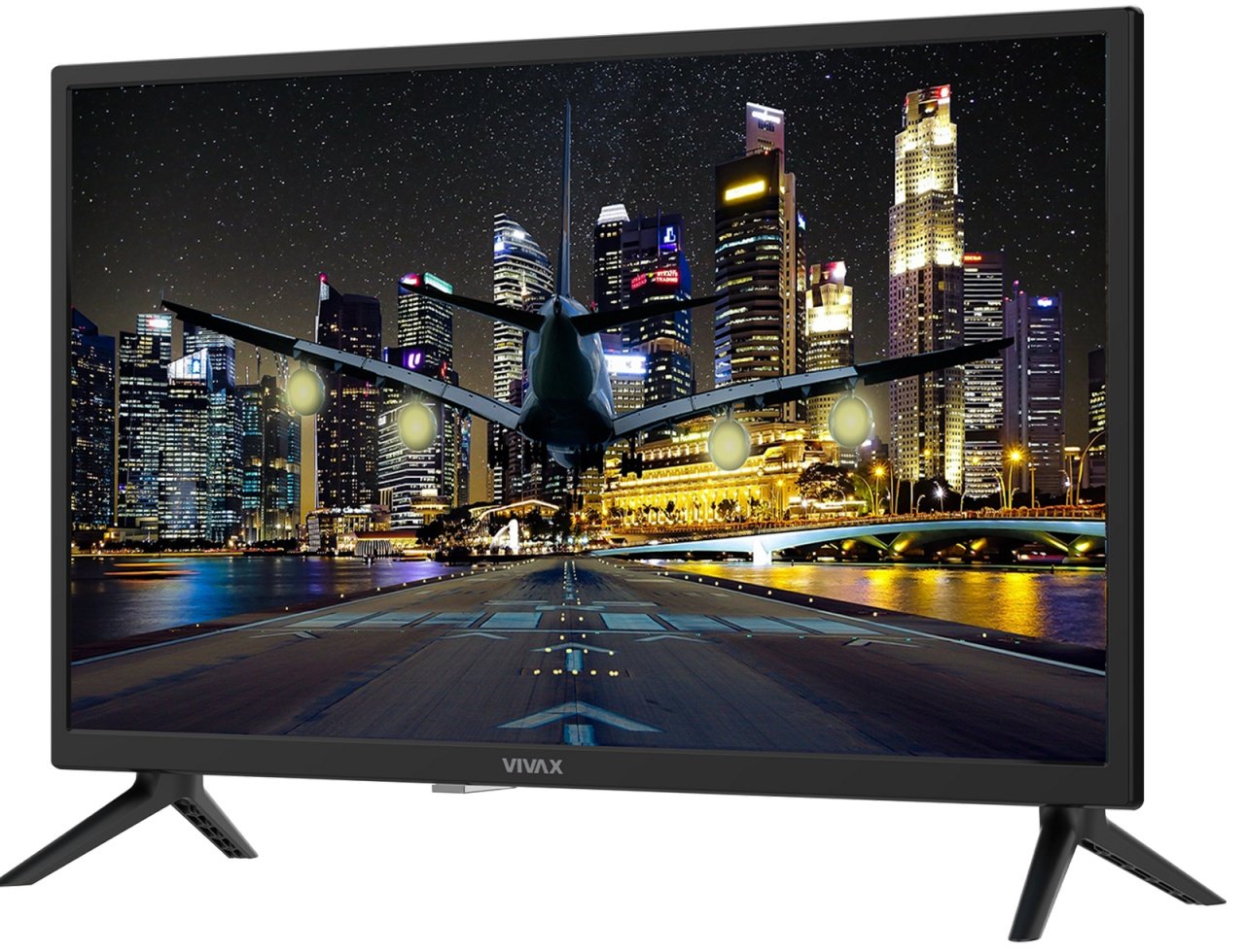 Televizor Non-Smart LED, Vivax TV 24LE115T2S2, 60 cm, HD, Clasa F - 1 | YEO