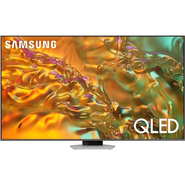 Televizor SAMSUNG QLED 55Q80D, 138 cm, Smart, 4K Ultra HD, 100 Hz, Clasa F (Model 2024)