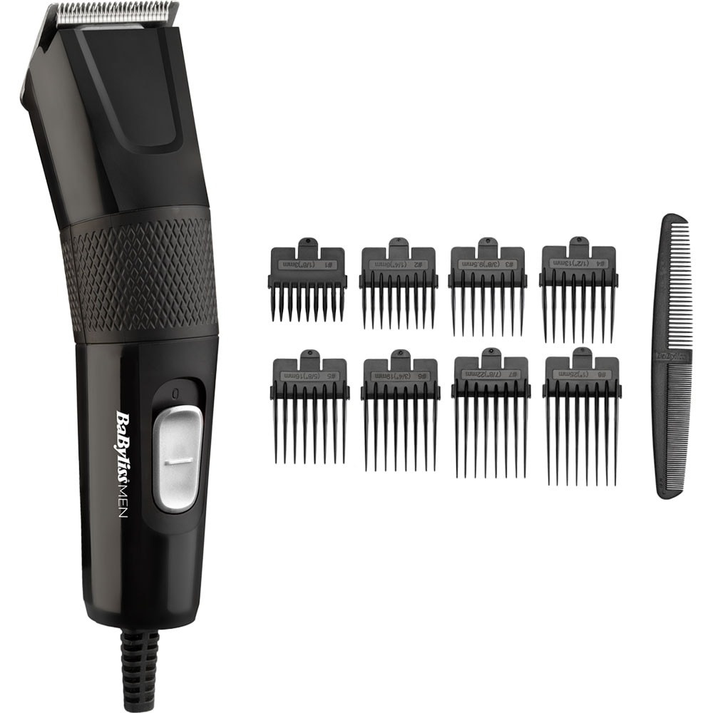 Aparat de tuns și aranjat părul și barba BaByliss E756E, Power Hair Clipper, 8 accesorii - 2 | YEO