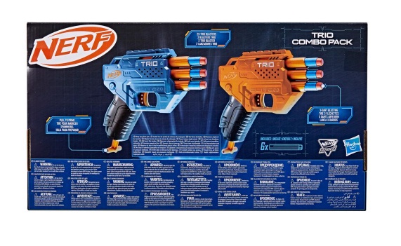 Blaster Nerf Elite 2.0 - Trio Combo Pack - 1 | YEO