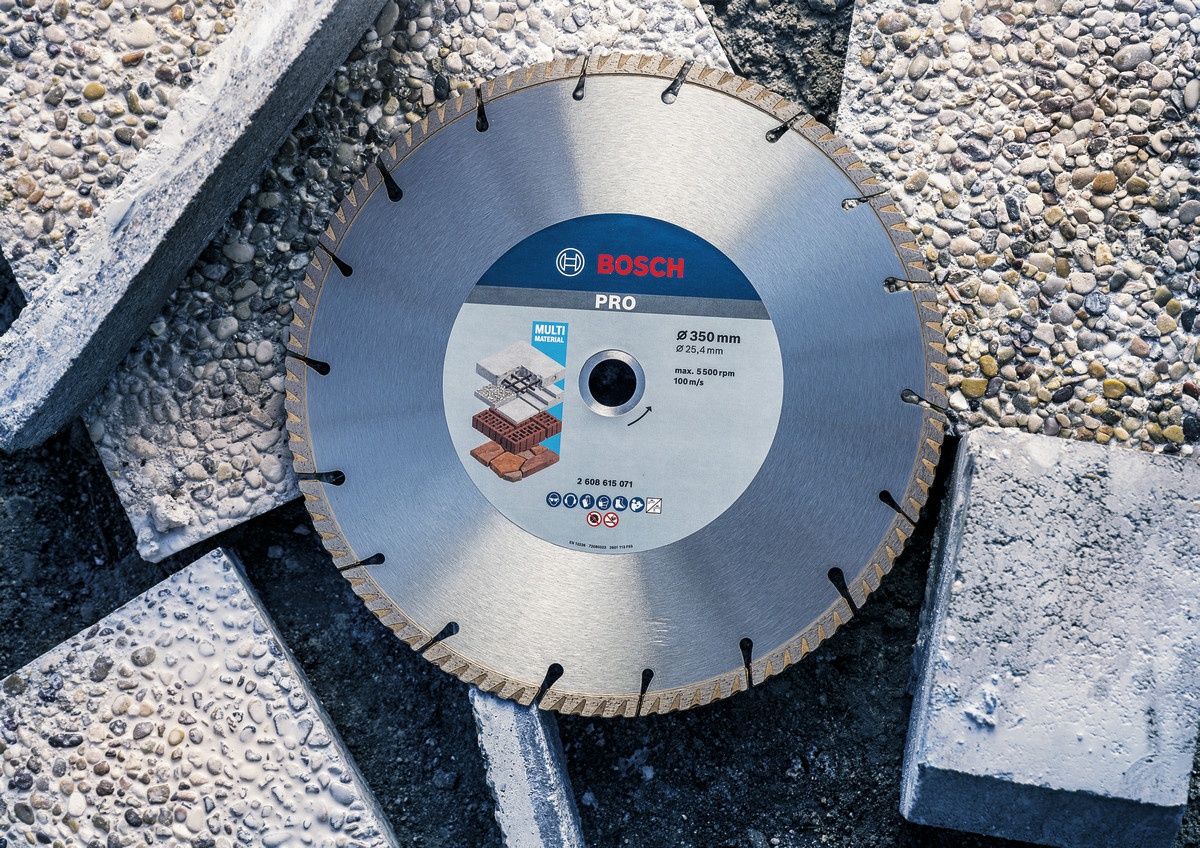 Bosch Disc diamantat PRO Multi Material, 350x25.4x3.3x10mm - 2 | YEO