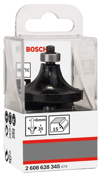 Bosch Freza de rotunjit Standard for Wood, 8X42.7X66mm, R15 M - 2 | YEO
