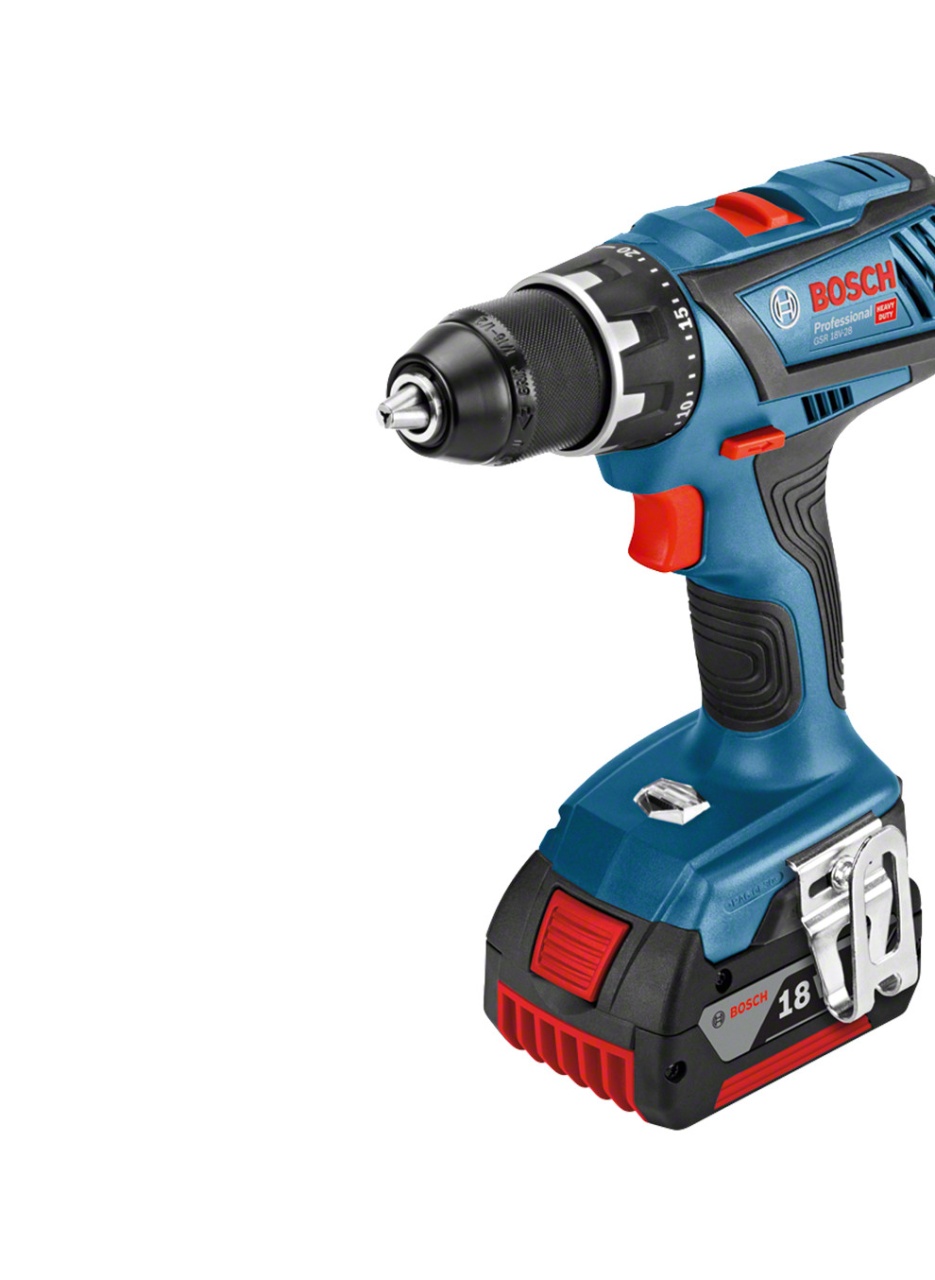 Bosch GSR 18V-28 Masina de gaurit si insurubat cu acumulator 18V, 3.0Ah, 63Nm