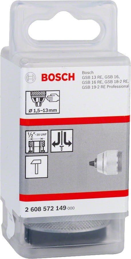 Bosch Mandrina rapida pentru GSB, 1.5-13mm, filet 1/2