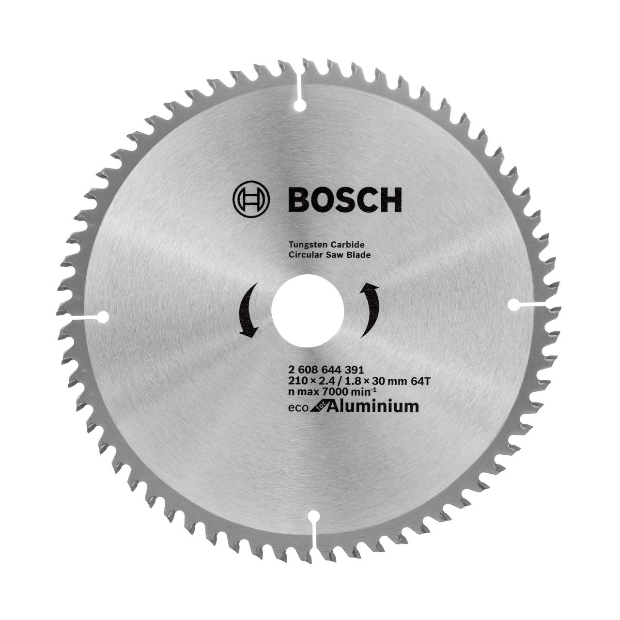 Bosch Panza fierastrau circular Eco for Aluminium, 210x30x2.4mm, 64T