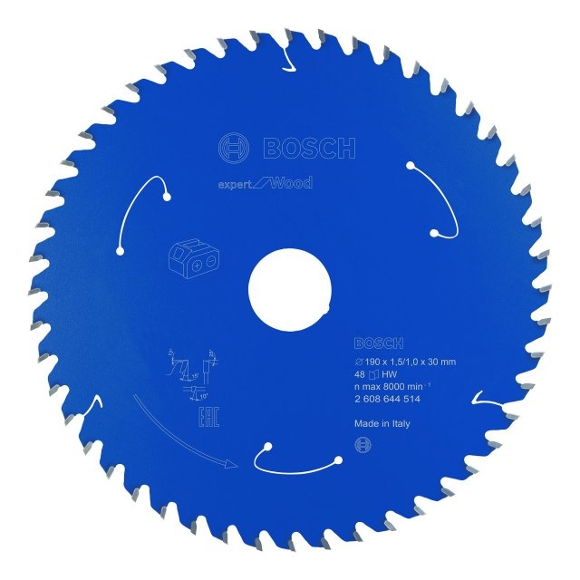 Bosch Panza fierastrau circular Expert for Wood, 190x30x1.5mm, 48T