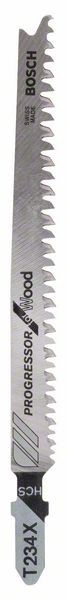 Bosch Set 5 panze fierastrau vertical T 234 X Progressor for Wood, 117mm