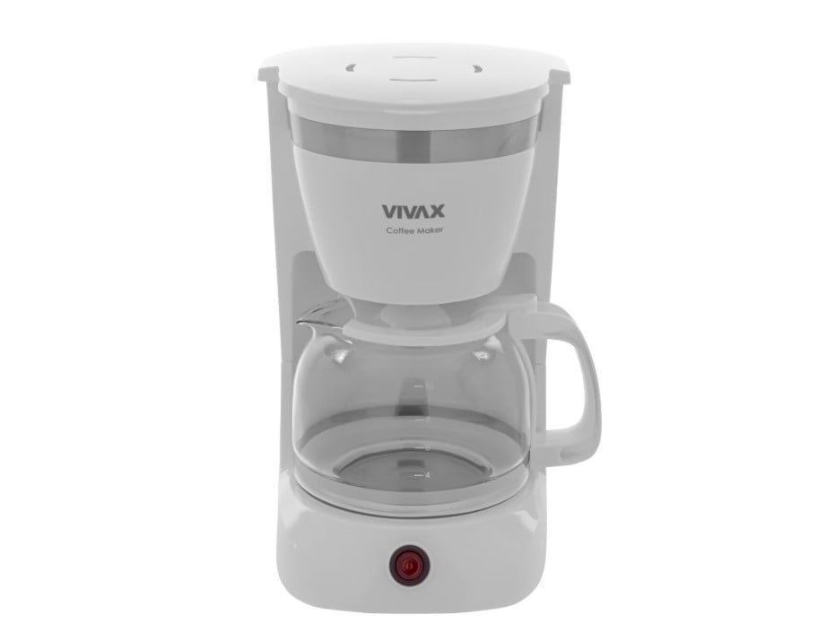 Cafetiera Vivax CM-08127W, 800W, 1.2 L, functie antipicurare, mentinere temperatura, filtru detasabil, alb