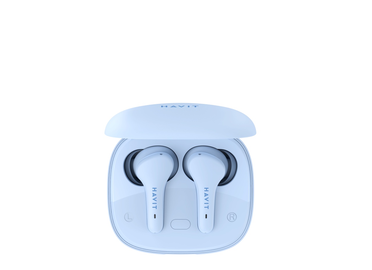Casti HAVIT TW959, Bluetooth 5.1, TWS, Open-Ear, Control tactil, Albastru - 2 | YEO