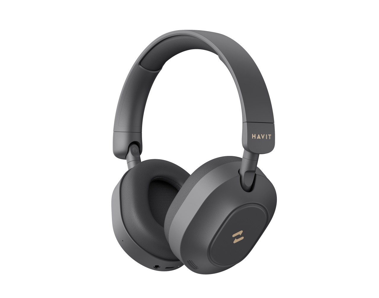 Casti wireless HAVIT H668BT, Bluetooth 5.4, ANC, Hi-Res, Negru