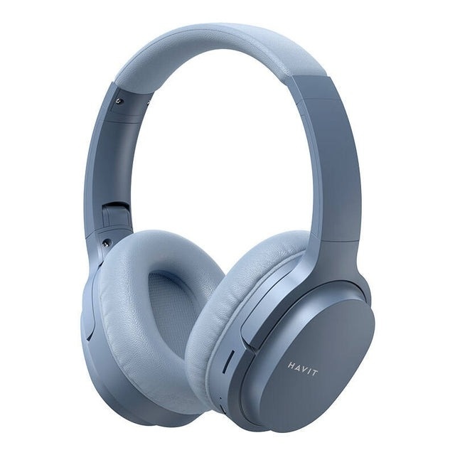 Casti wireless HAVIT I62, Bluetooth 5.3, pliabile 90°, Over-Ear, Albastru - 1 | YEO