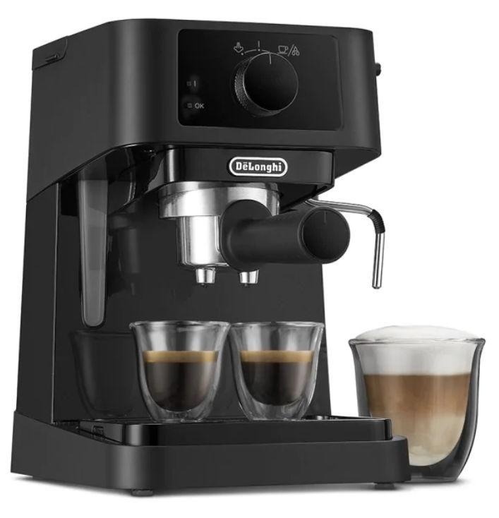 Espressor manual DE’LONGHI Stilosa EC 230.BK, 1l, 1100W, 15 bari, Negru - 2 | YEO