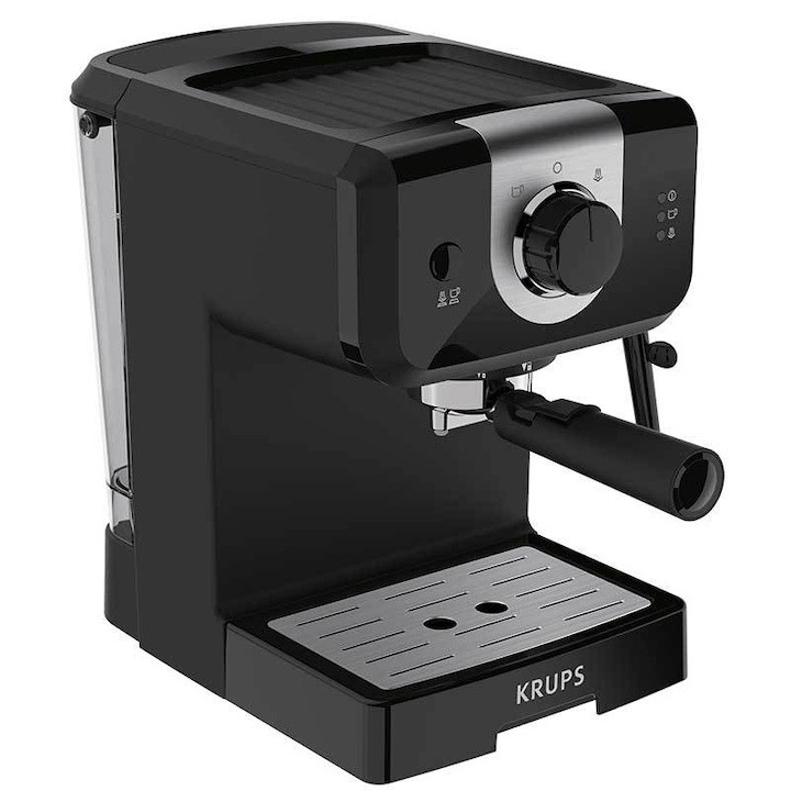 Espressor manual Krups XP320830, 1050 W, 15 bar, 1.5 L, Dispozitiv spumare, Negru - 2 | YEO