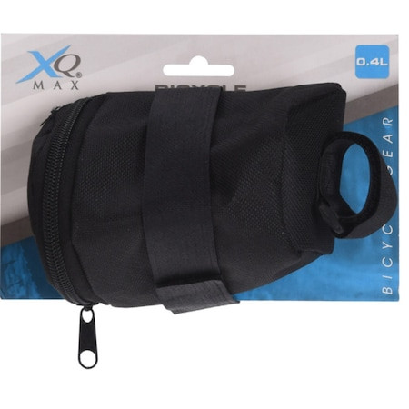 Geanta pentru bicicleta, XQMAX, Poliester, 12.5 x 7.5 x 7.5 cm, 0.4 l, Negru