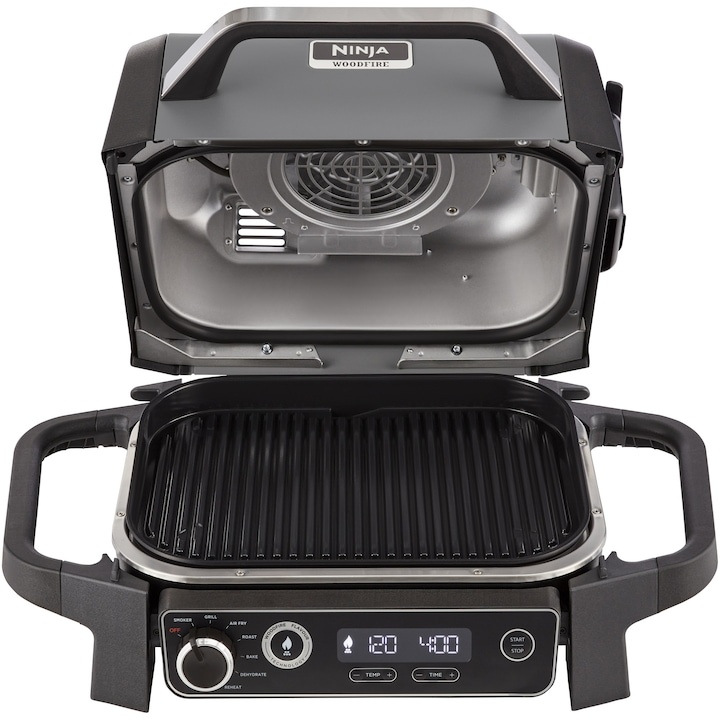 Gratar si afumator electric Ninja Woodfire OG701EU, 2400w, 7 functii de gatit, gri - 1 | YEO