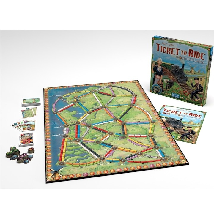 Joc Asmodee - Ticket to Ride, Map Collection, Netherlands, lb. engleza - 1 | YEO